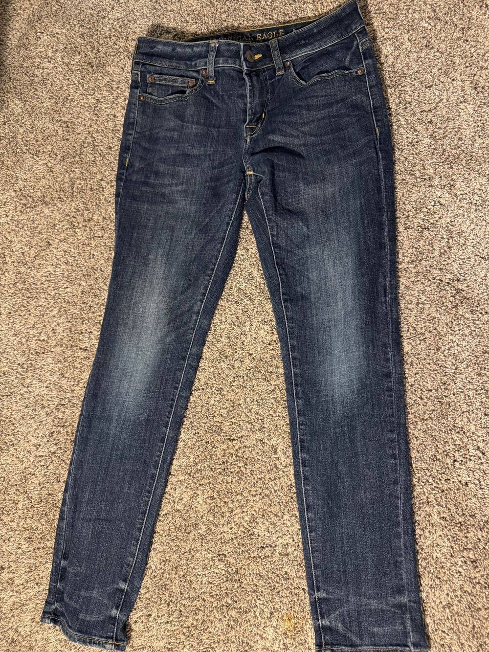 American Eagle Extreme Flex Dark Wash Slim Skinny Jeans Men's Size 29x30